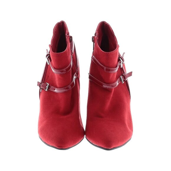 Red Ankle Boots - Picture 2 of 2